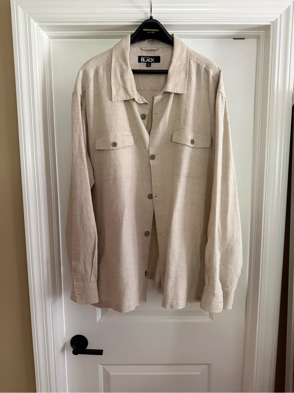 Westport Black (DXL) Linen Jacket